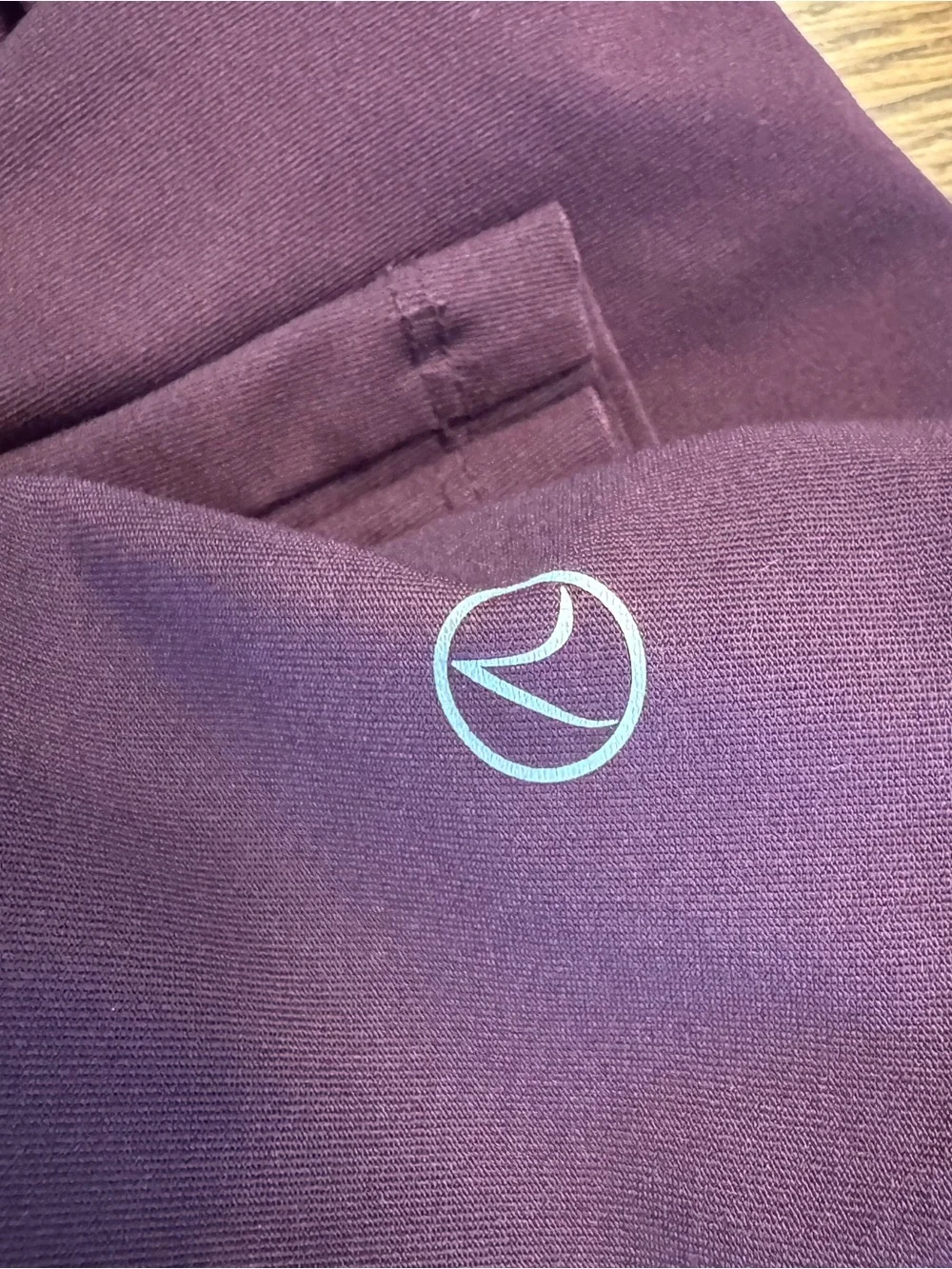 VOGO Athletica Deep Plum Capri Leggings with Side Pockets